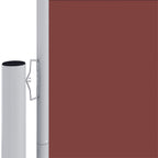 Seitenmarkise Ausziehbar Braun 180x1000 cm