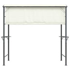 Pavillon mit Dach 220x110x200 cm Creme