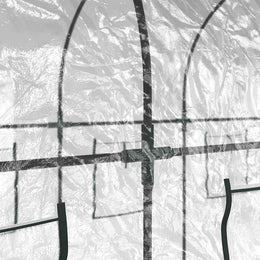 vidaXL Gewächshaus Transparent 160x400x190 cm PVC & Stahl