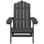 Adirondack-Gartenstuhl HDPE Anthrazit