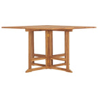 Garten-Esstisch Klappbar 110x110x75 cm Massivholz Teak