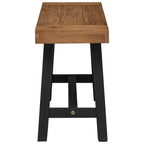 Bank 110 cm Massivholz Teak
