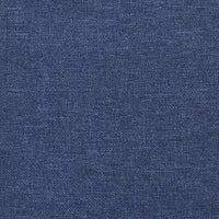 Fußhocker Blau 45x29,5x35 cm Stoff