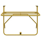 Balkontisch Golden 60x40 cm Stahl