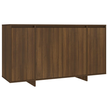 Sideboard Braun Eichen-Optik 135x41x75 cm Holzwerkstoff