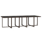 11-tlg. Garten-Essgruppe mit Kissen Poly Rattan Braun