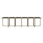 13-tlg. Garten-Essgruppe mit Kissen Poly Rattan Beige