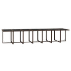 19-tlg. Garten-Essgruppe mit Kissen Poly Rattan Braun