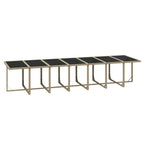 19-tlg. Garten-Essgruppe mit Kissen Poly Rattan Beige