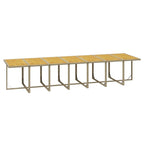 19-tlg. Garten-Essgruppe mit Kissen Poly Rattan Beige