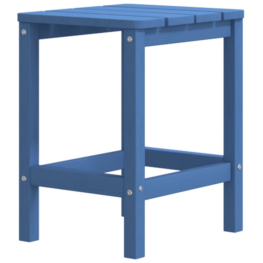 Adirondack-Gartenstühle mit Hocker & Tisch HDPE Aquamarin
