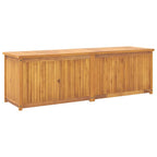 Gartenbox 175x50x55 cm Massivholz Teak