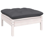 8-tlg. Garten-Lounge-Set mit Kissen Kiefer Massivholz