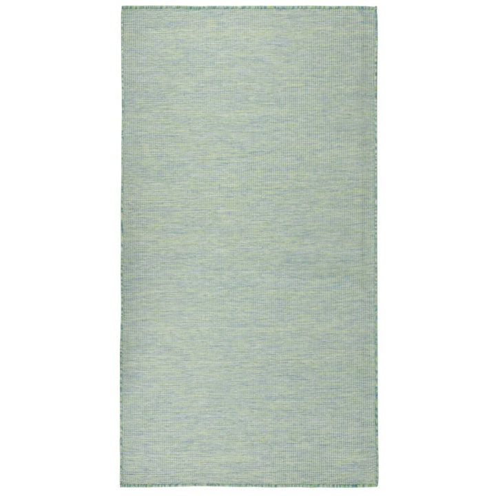Outdoor-Teppich Flachgewebe 140x200 cm Türkis