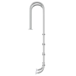 vidaXL Pool-Leiter 54x38x184,5 cm Edelstahl 304