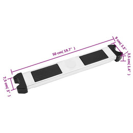 vidaXL Ersatzstufe für Pool-Leiter 50x9x3,5 cm Edelstahl 304