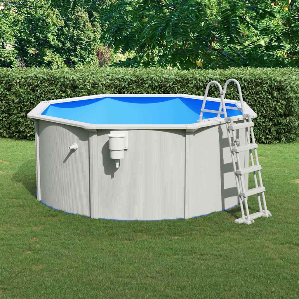 vidaXL Pool mit Sicherheitsleiter 610x360x120 cm
