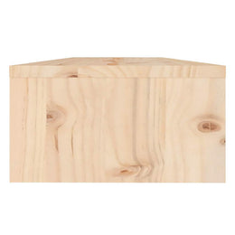Monitorerhöhung 50 × 24 × 13 cm aus unbehandeltem massivem Kiefernholz