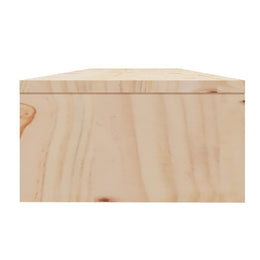 Monitorerhöhung 100 × 24 × 13 cm aus unbehandeltem massivem Kiefernholz