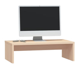 Monitorständer 50x27x15 cm Massivholz