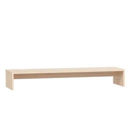 Monitorerhöhung 100 × 27 × 15 cm aus unbehandeltem massivem Kiefernholz (Art.-Nr. 813929)