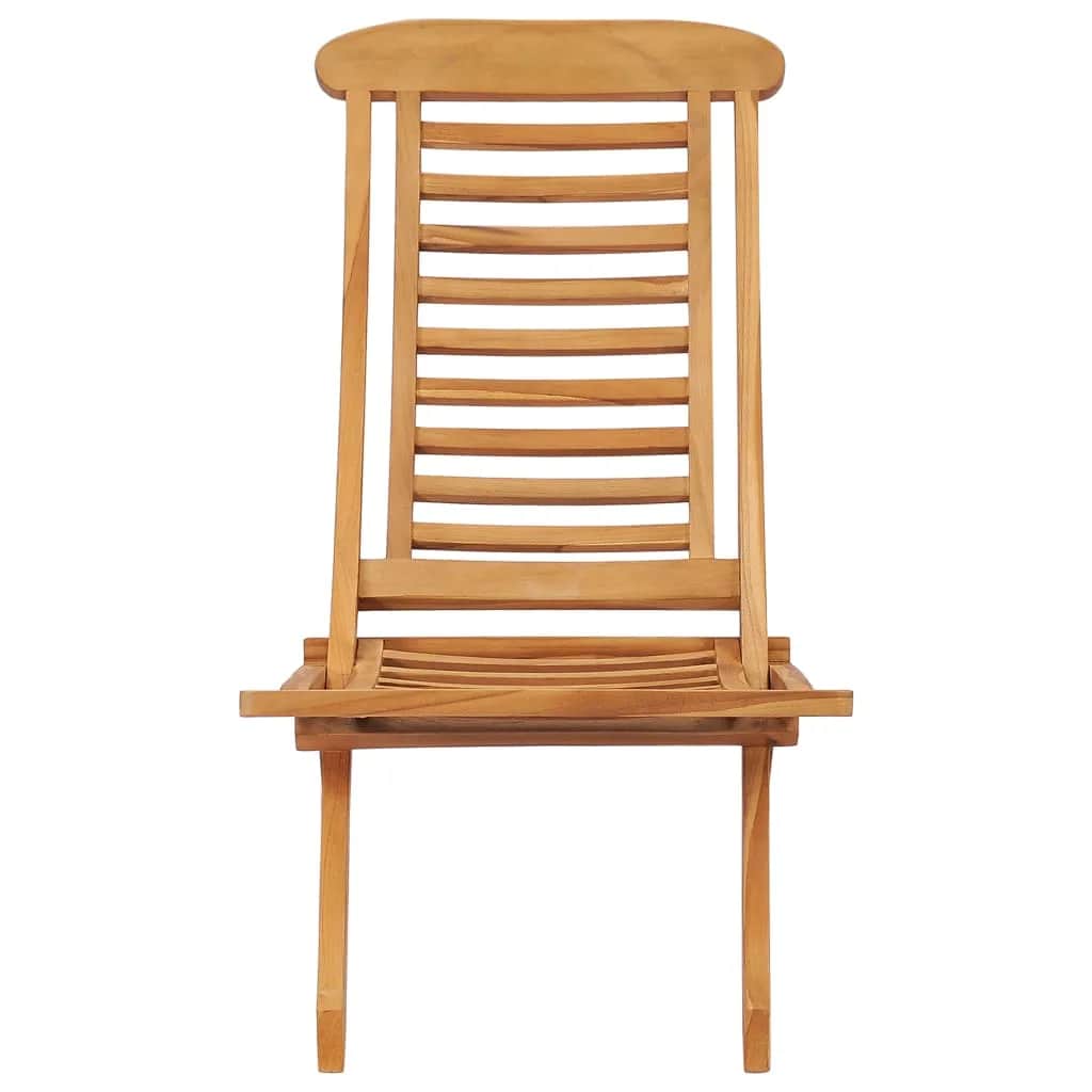 Gartenstuhl Klappbar 50x90x69 cm Massivholz Teak