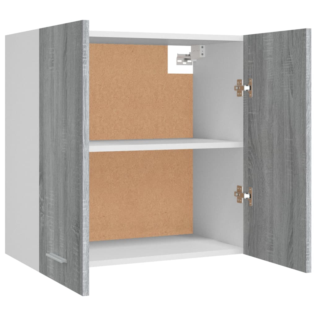 Hängeschrank Grau Sonoma 60x31x60 cm Holzwerkstoff