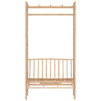 Gartenbank mit Pergola 116 cm Bambus