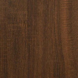 Monitorerhöhung 42 × 24 × 13 cm aus Holzwerkstoff - Braun Eichen-Optik