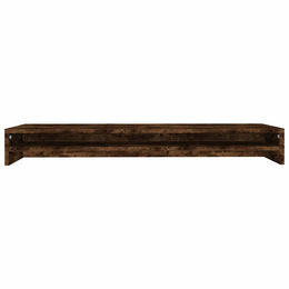 Monitorerhöhung 100 × 24 × 13 cm aus Holzwerkstoff - Räuchereiche