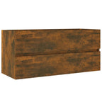 Waschbeckenschrank Räuchereiche 100x38,5x45 cm Holzwerkstoff