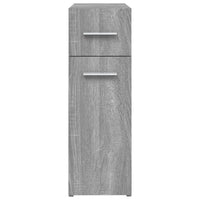 Apothekerschrank Grau Sonoma 20x45,5x60 cm Holzwerkstoff