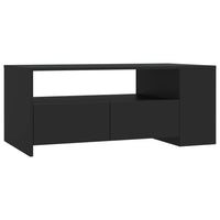 Couchtisch Schwarz 102x55x42 cm Holzwerkstoff