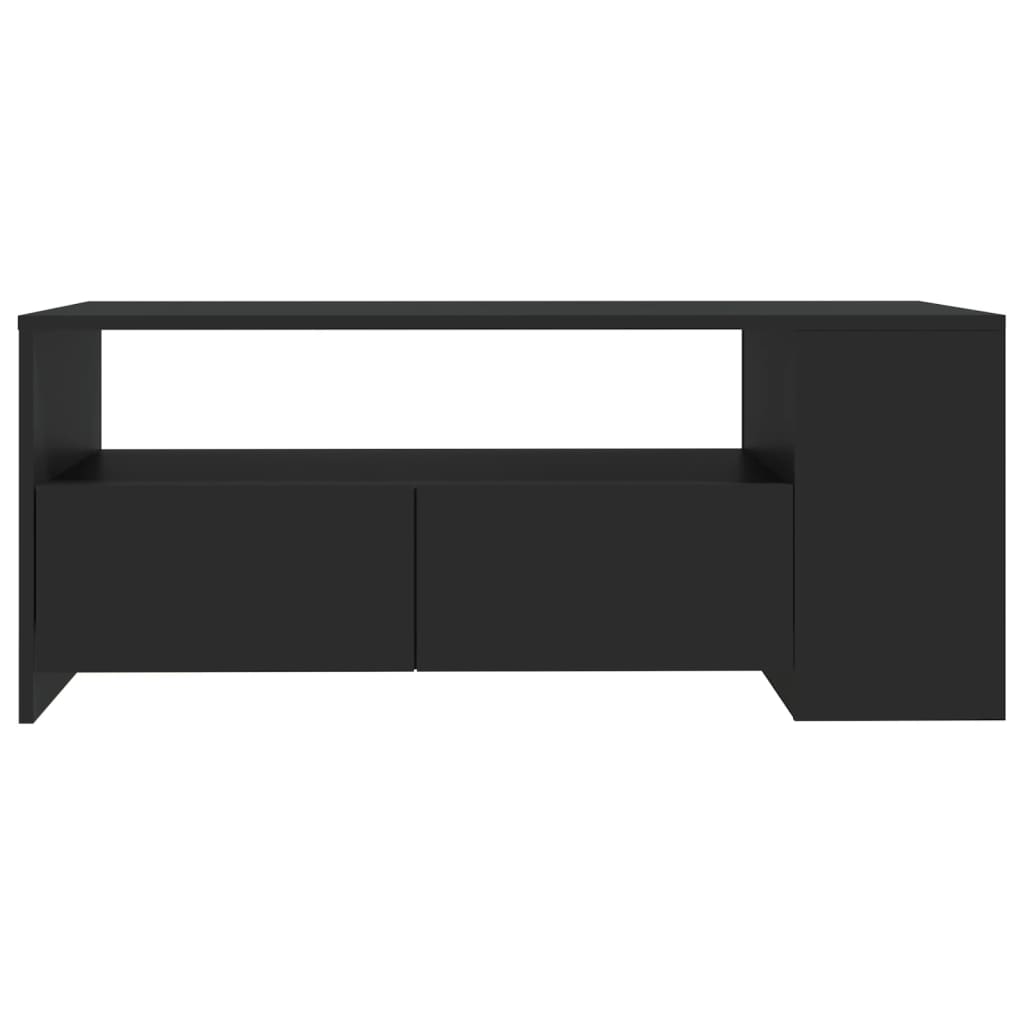 Couchtisch Schwarz 102x55x42 cm Holzwerkstoff