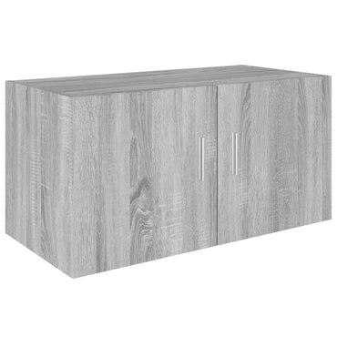 Wandschrank Grau Sonoma 80x39x40 cm Holzwerkstoff