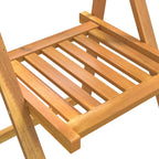 Gartenstühle 4 Stk. Klappbar Massivholz Akazie