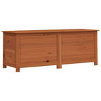 Outdoor-Kissenbox Braun 150x50x56 cm Massivholz Tanne