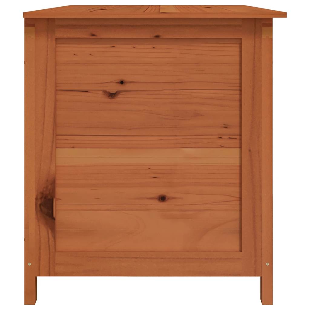 Outdoor-Kissenbox Braun 150x50x56 cm Massivholz Tanne
