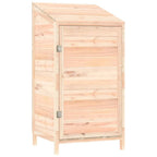 Geräteschuppen 55x52x112 cm Massivholz Tanne