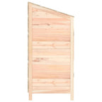 Geräteschuppen 55x52x112 cm Massivholz Tanne
