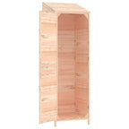 Geräteschuppen 55x52x174,5 cm Massivholz Tanne