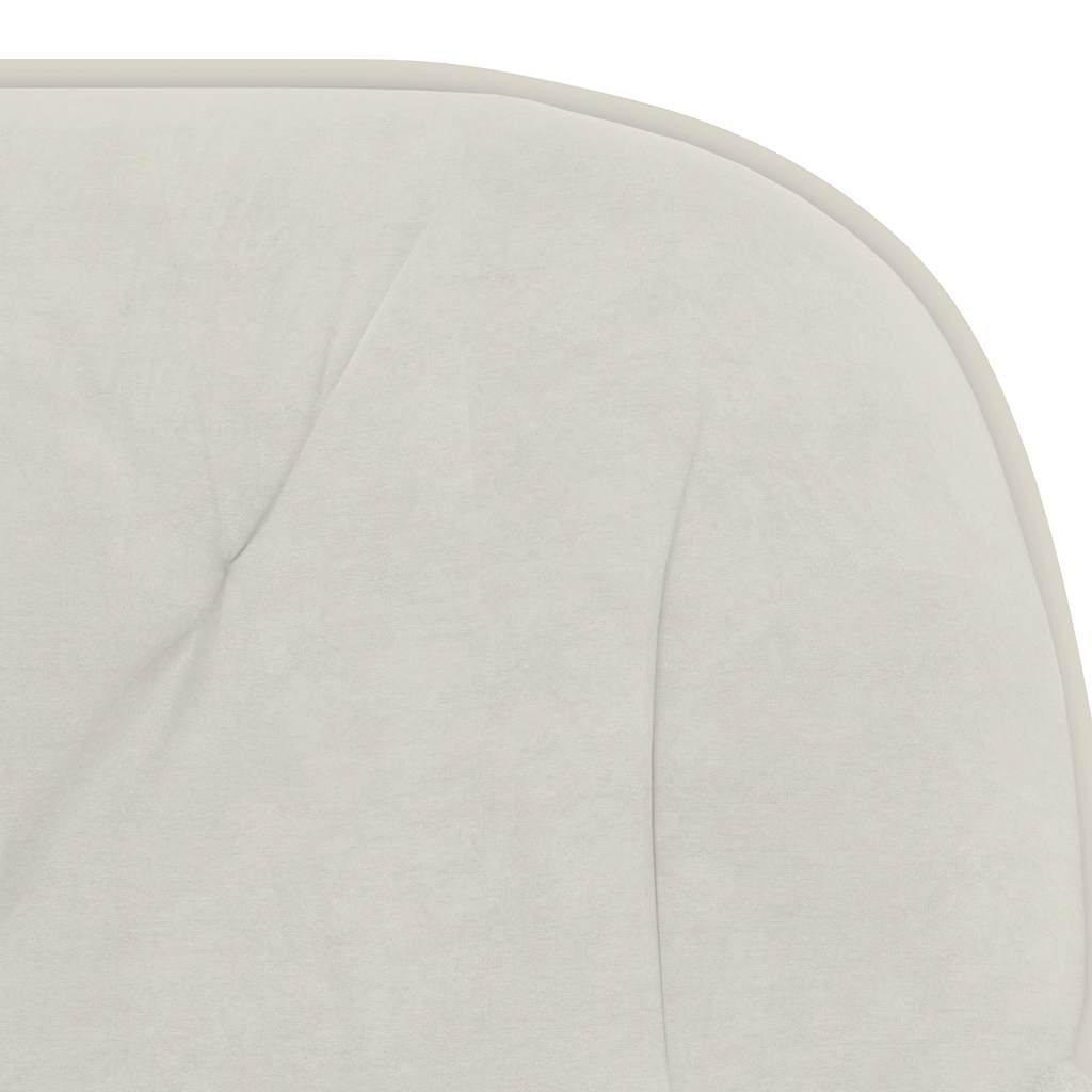 Esszimmerstühle 2 Stk. Drehbar Creme Samt