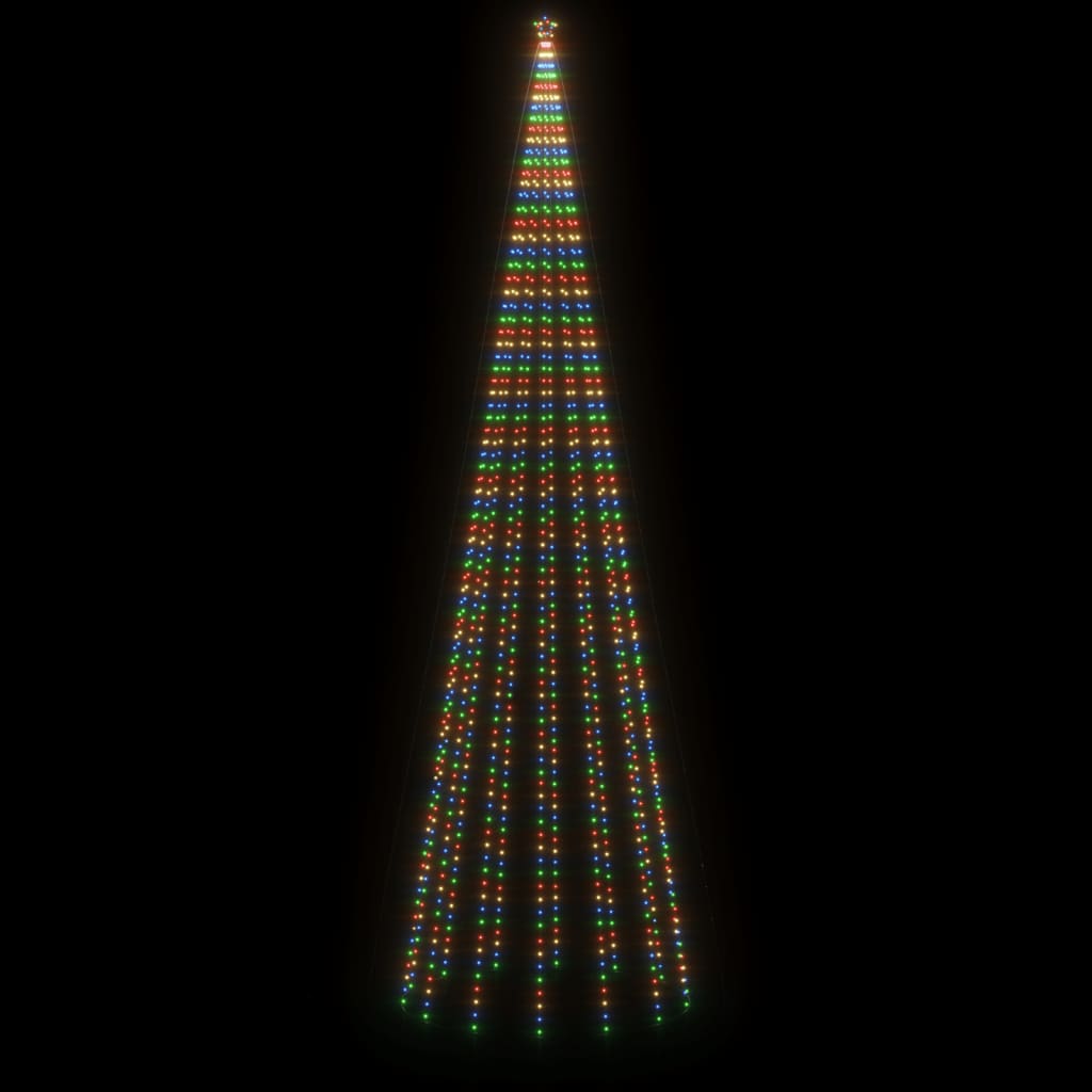 Weihnachtsbaum Kegelform Mehrfarbig 1134 LEDs 230x800 cm