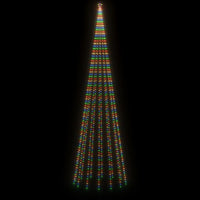 LED-Weihnachtsbaum mit Erdnägeln Mehrfarbig 1134 LEDs 800 cm