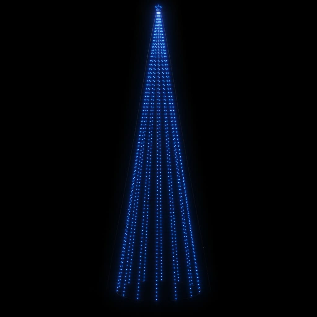 LED-Weihnachtsbaum mit Erdnägeln Blau 1134 LEDs 800 cm