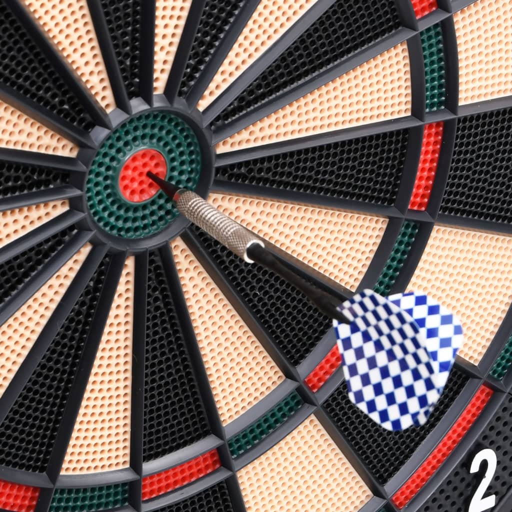 Elektrische Dartscheibe mit Darts Schwarz Polypropylen