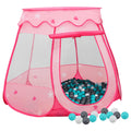 Kinder-Spielzelt mit 250 Bällen Rosa 102x102x82 cm