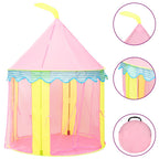 Kinder-Spielzelt mit 250 Bällen Rosa 100x100x127 cm