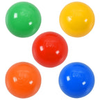 Spieltunnel mit 250 Bällen Grün 175 cm Polyester