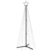 LED-Weihnachtsbaum Kegelform Kaltweiß 200 LEDs 70x180 cm